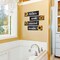 4 Pieces Sunflower Bathroom Decor Kitchen Decoration Farmhouse Wall Signs Rustic Sunflower Bathroom Wall Art Wooden Signs(Gray)